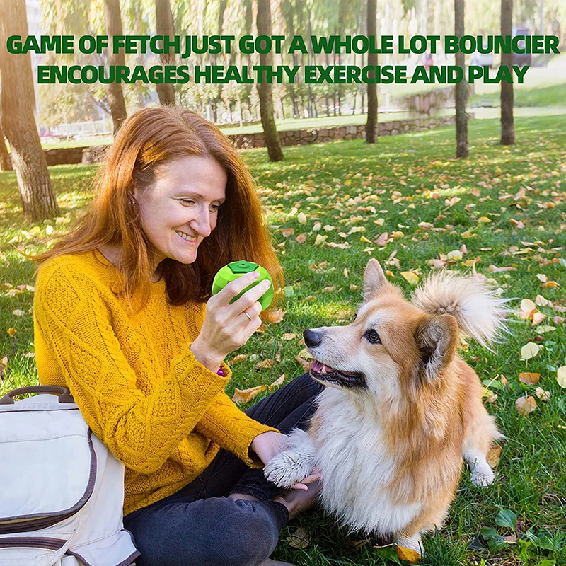 Benepaw-juguetes para perros Chewer agresivos, pelota de goma para mascotas, duradera, flotable, segura, para cachorros pequeños y medianos - imagen 2