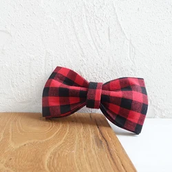 Lazo decorativo rojo y negro para perro – desmontable