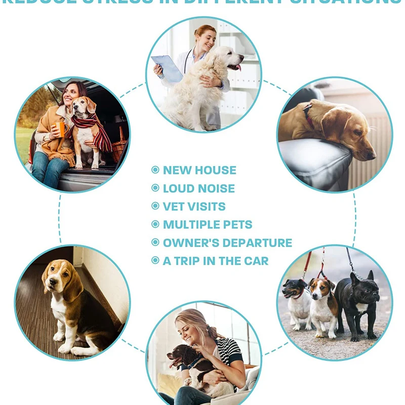 Benepaw Collar calmante efectivo para perros, antiansiedad, alivia el estrés, no tóxico, resistente al agua, ajustable, para cachorros - imagen 2