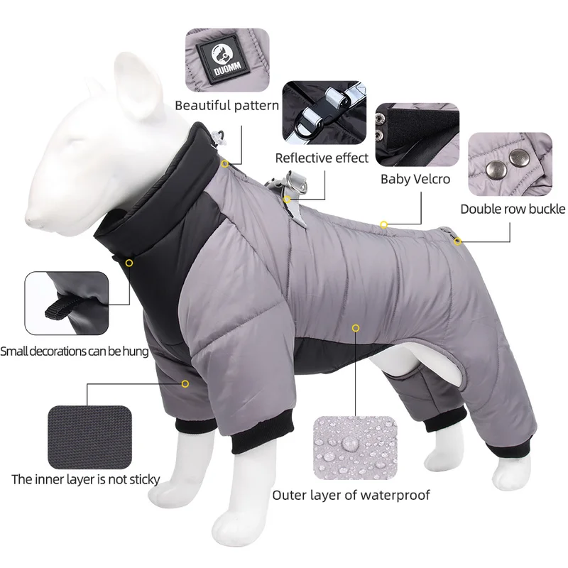 Mono Invierno Impermeable para Perros - imagen 3