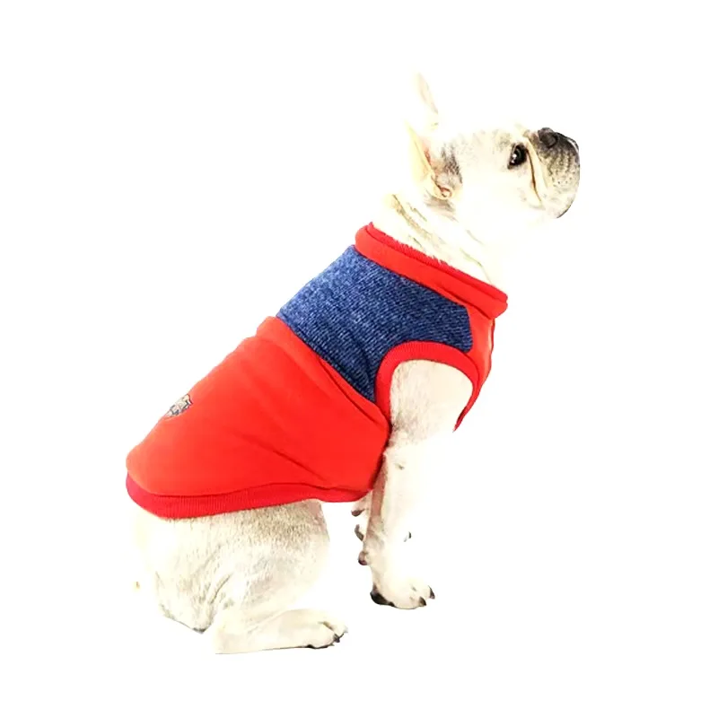 Suéter con chaleco para perro, ropa de otoño e invierno para mascotas, fardouago Corgi, peluche para perros pequeños, Popular en la temporada, nueva moda Simple - imagen 5