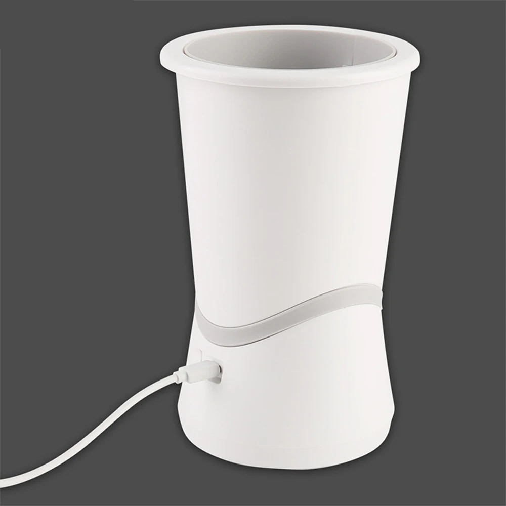 Limpiador automático de patas de mascotas, taza eléctrica para lavado de pies de perros y gatos, cepillo masajeador, herramienta de limpieza portátil recargable por USB para mascotas - imagen 5