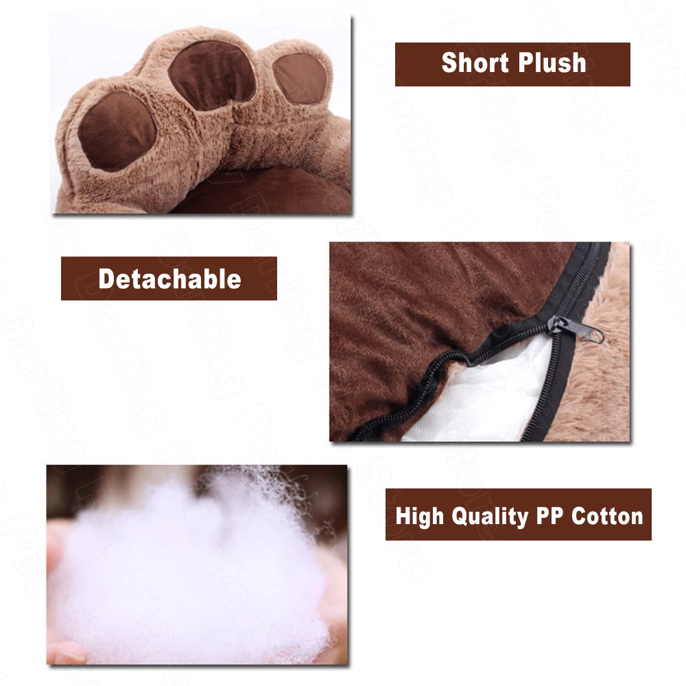 Cama cálida Para gatos, Cesta Para gatos, estera, camas de felpa Para invierno, tumbona Para gatos, Cama Para mascotas, productos Para gatos, Cama Para Gato - imagen 4