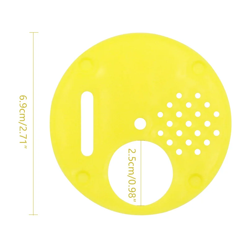 Herramienta de apicultura de 15 piezas, puerta de colmena de plástico redonda, salida de abeja única, salida de colmena, puerta de ventilación de entrada, suministros de apicultura de nido - imagen 5