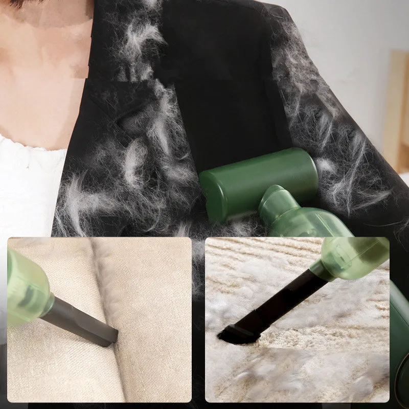 Removedor de pelo de mascotas inalámbrico, aspiradora eléctrica portátil con carga USB - imagen 4