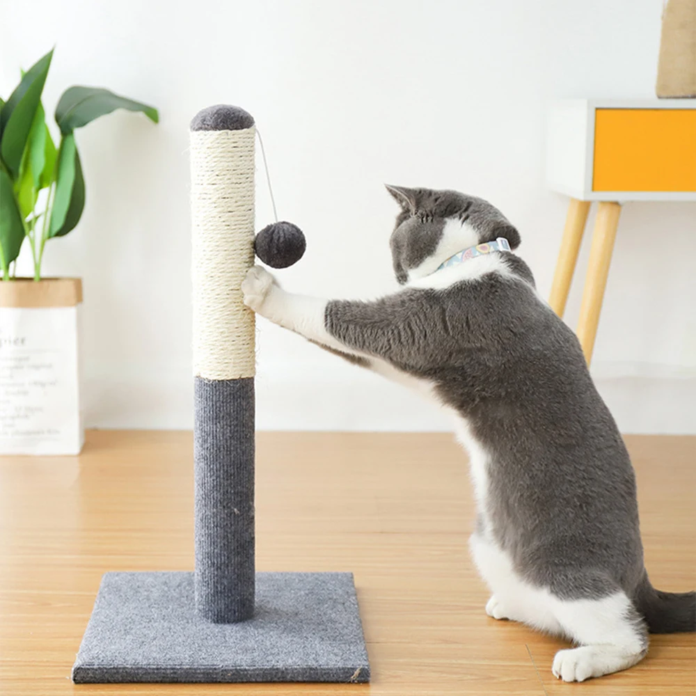 Postes de rascado de Sisal para gatos, juguetes de molienda de garra de gatito, muebles de gato, almohadillas de rascado de Sisal, tablero, juguete de salto para mascotas - imagen 2