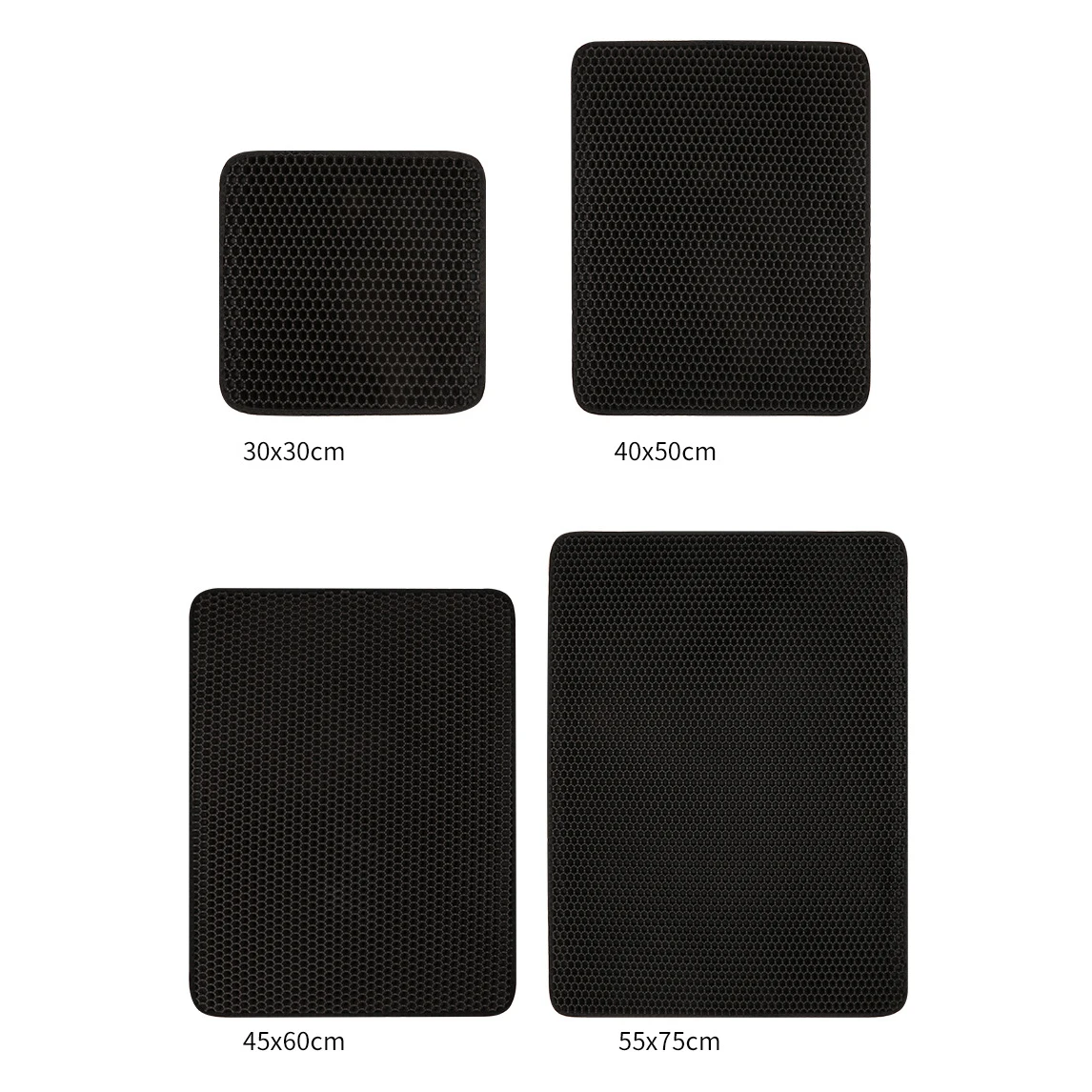 Pretty & Better-esterilla plegable de doble capa para gatos, alfombrilla antideslizante para residuos de mascotas, cojín para gatos - imagen 5