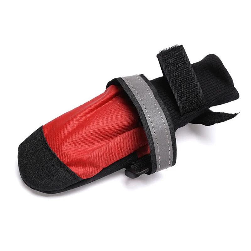 Zapatos altos impermeables para perros - ejemplo en exteriores