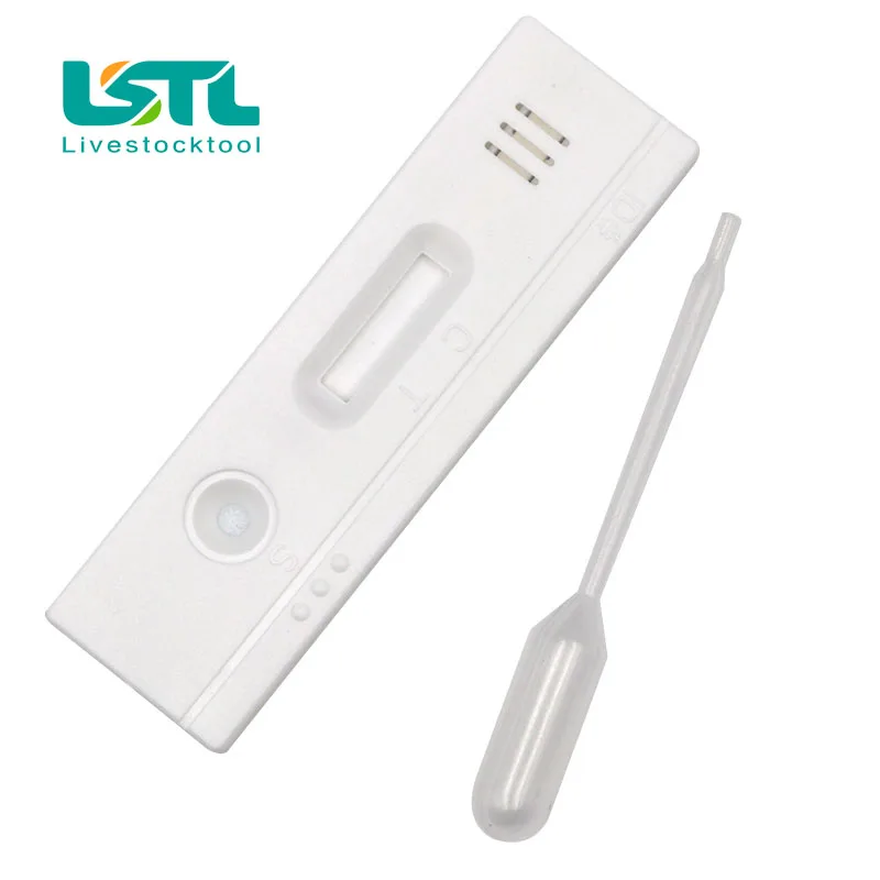 Tira de prueba de progesterona coloidal de oro para ganado bovino, cinta de Prueba de papel para embarazadas, detección de embarazo, equipo de granja veterinaria, 5 piezas - imagen 3