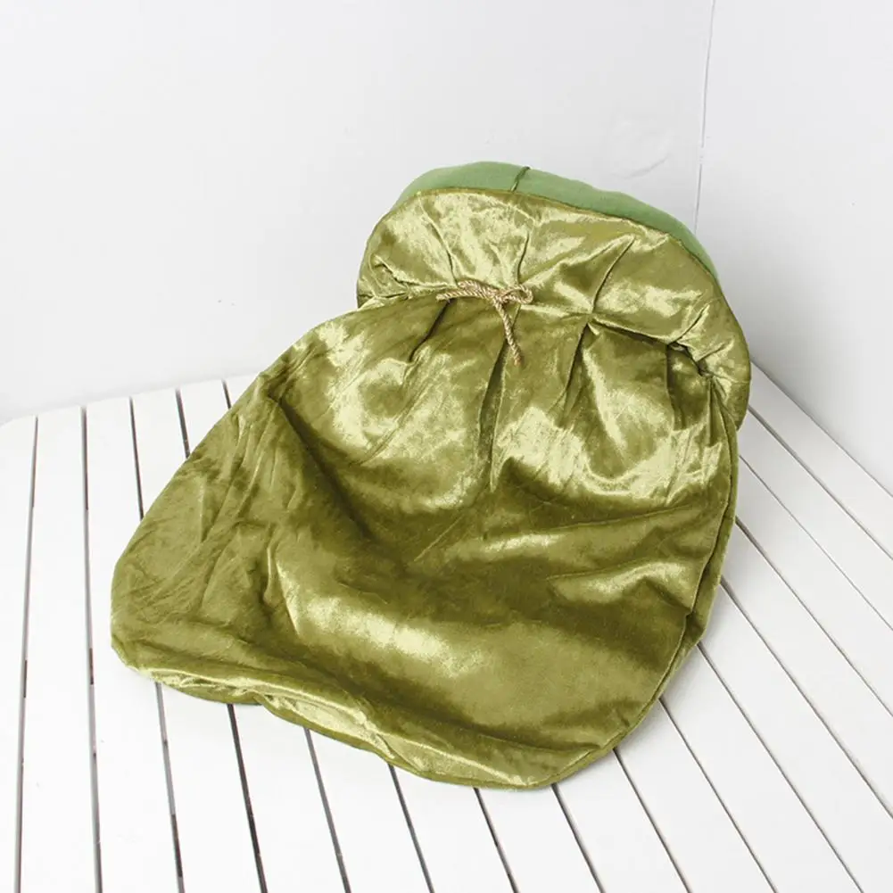 Bolsa cálida y transpirable con apertura redonda para mascotas, exquisito Kit térmico de diseño para gato, saco de dormir de tela verde para el hogar, gran capacidad - imagen 3