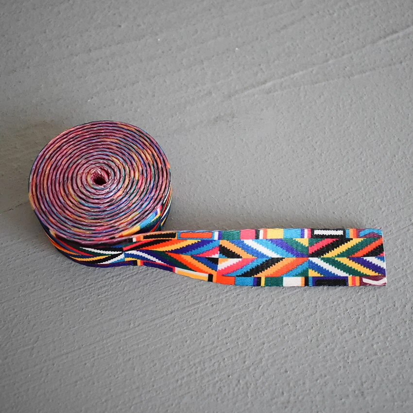 Retailing 1 Yard Width 20mm Webbing 5 Colors Printed Webbing Ribbon Luggage Belt Strap Rope Dog Pet Collar Leash Harness - imagen 2