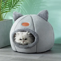 Cama nido cueva para gato y perro pequeño – Invierno