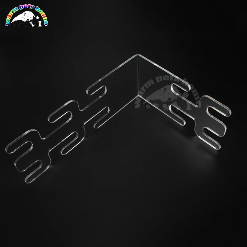 Soporte de circuito de respiración de anestesia, soporte acrílico para soporte de tubo corrugado, equipo veterinario