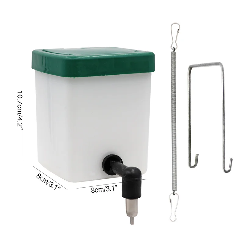 Jaula colgante para conejos y mascotas, botella colgante para bebedero de agua, accesorios para jaula de hámster, cuencos para beber y bebederos, producto para mascotas, 500Ml - imagen 3