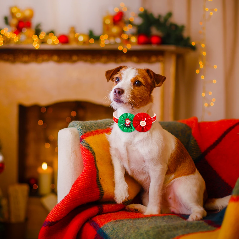 Pack 50 pajaritas navideñas para perros Masue Pets - imagen 2