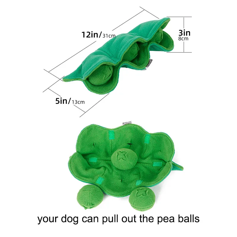 Juguete para olfatear para perros, dispensador de golosinas de felpa chirriante, rompecabezas IQ, juguetes para aliviar el estrés, pelota interactiva, cuenco para snuffle, juguete para masticar para cachorros - imagen 4
