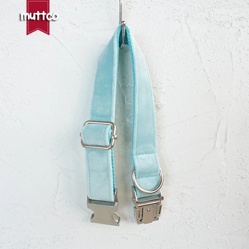 MUTTCO-collar con etiqueta de identificación para perro mascota personalizado, correa con placa con nombre ajustable para cachorros, diseño propio, 5 tamaños, UDC111 - imagen 2