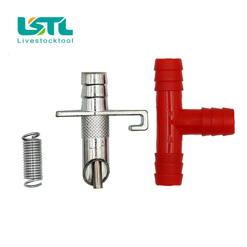 Bebedero 20 piezas para conejos, Alimentador automático para mascotas, bebedero para conejos, roedores de granja, tetinas de agua de alimentación