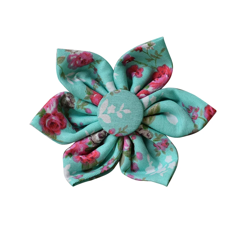 Conjunto de collar y correa para perro, suministros personalizados grabados, accesorios personalizados, flores para niña y perro 09 - imagen 5