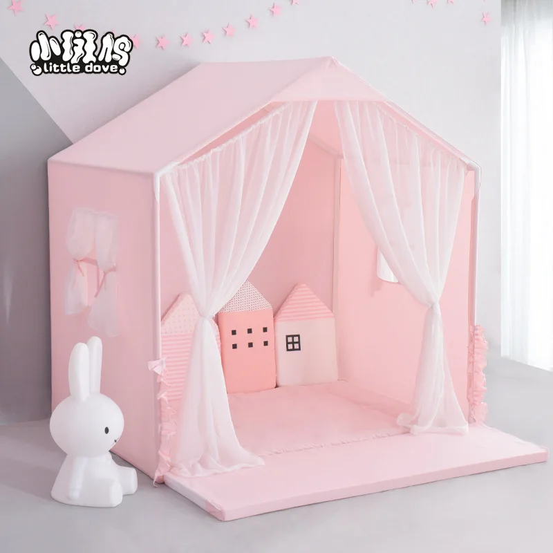 Tienda de campaña para mascotas, tienda de campaña para niños, espacio extra grande, casa de juguetes, habitación de princesa, artefacto de cama dividido - imagen 3