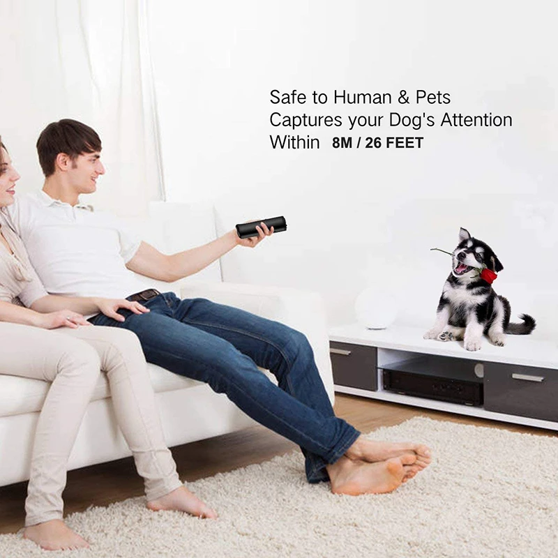 Benepaw-repelente ultrasónico de mano para perros, linterna LED segura y efectiva, dispositivo de entrenamiento para mascotas, antiladridos, fácil de llevar - imagen 5