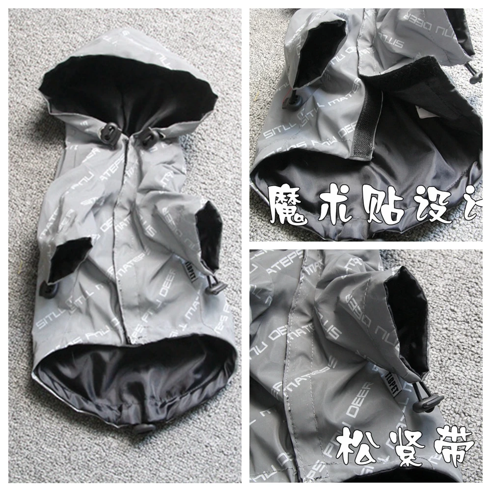 Chaqueta reflectante para perros grandes, ropa para mascotas, abrigo para perros grandes, disfraz para perros, ropa de invierno, Bulldog francés, Pug - imagen 5