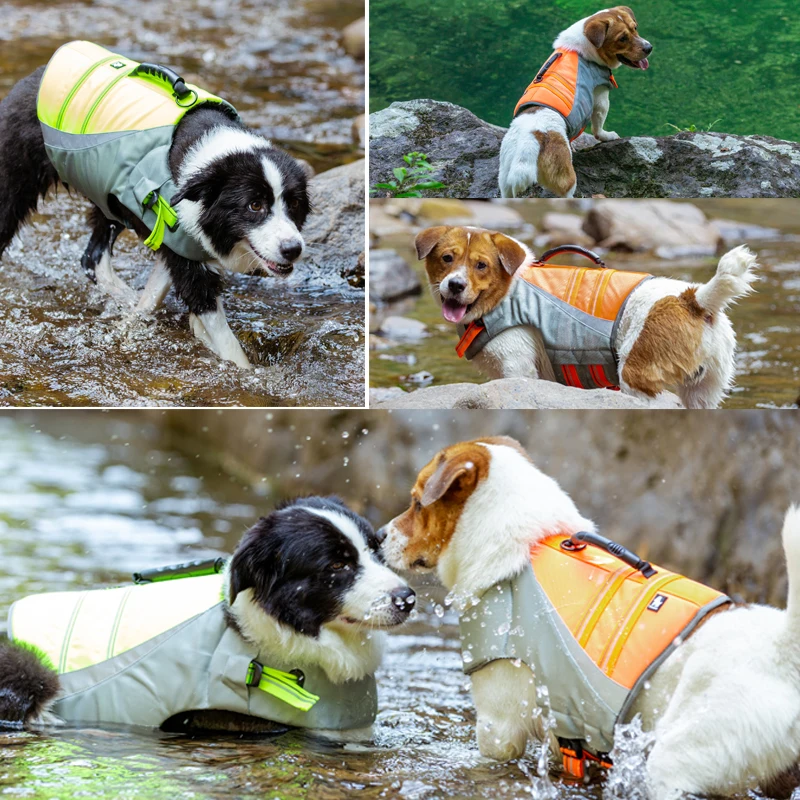 Truelove Pet Dog Life Jacket Vest Flotation Device Safety Adjustable Reflective Secure Swimwear Dog Life Saver French Bulldog - imagen 2