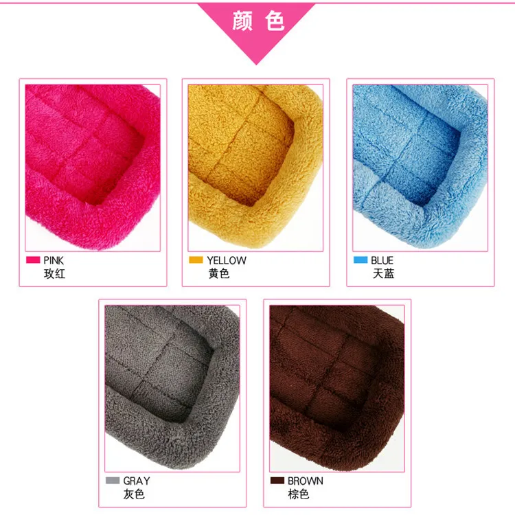 Soft Fleece Dog Beds for Large Dogs Bench Medium Dogs Mat Winter Warm Pet Cushion House Puppy Cat Sleeping Bed Pets Kennel - imagen 5