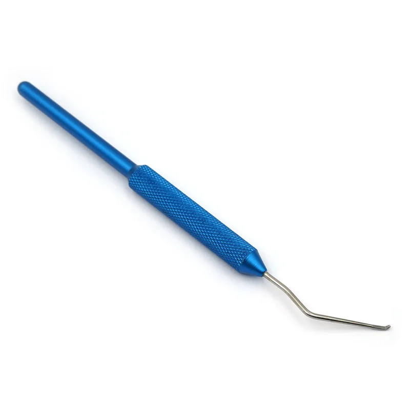 Aguja de injerto móvil de larvas de acero inoxidable, sistema de cría de abejas y reina, mueve gusanos, equipos de apicultura al aire libre, 1 ud.