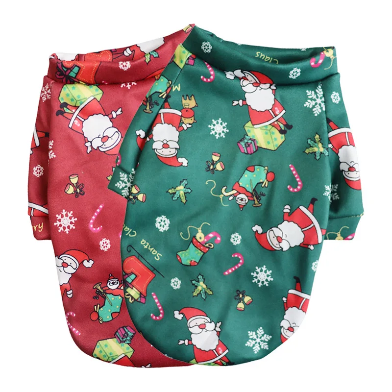 Sudadera con capucha de Navidad para perro pequeño, abrigo de invierno para mascotas, Chihuahua, Shih Tzu, sudadera para cachorro, gato, Jersey, disfraz, ropa para mascotas - imagen 2