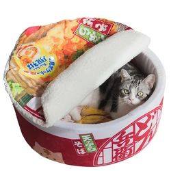 Cama tienda 2 en 1 felpa para gatos y perros pequeños – Calidez invierno