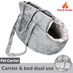 Transportín suave para gato - bolsa de microplush homologada