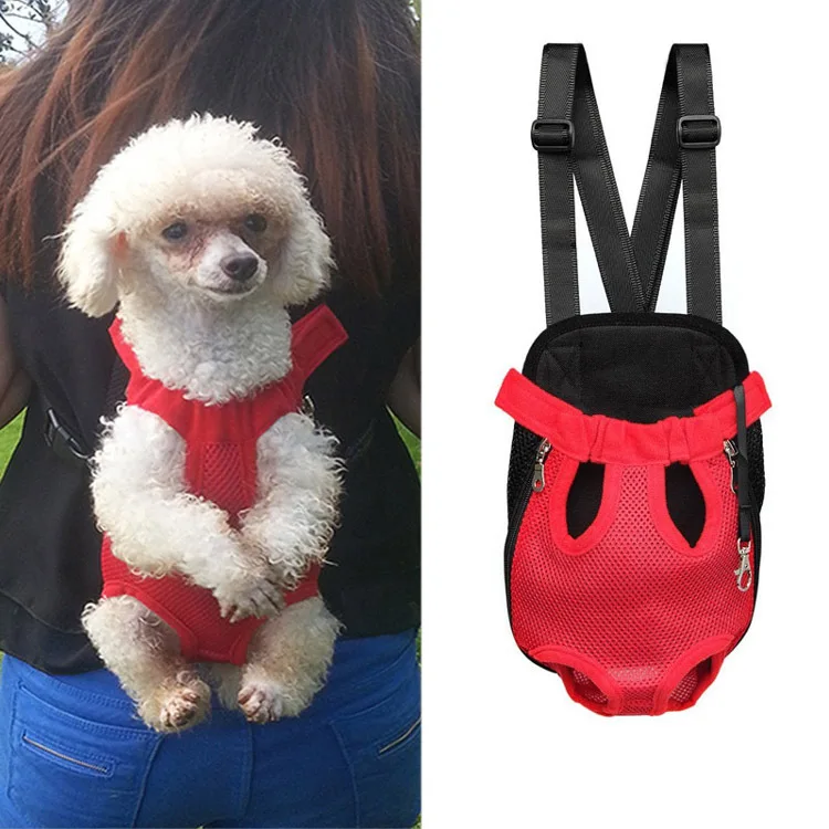 Bolsa de viaje portátil para perros y gatos, mochila transpirable para cachorros, bolsa de viaje para perros pequeños - imagen 5