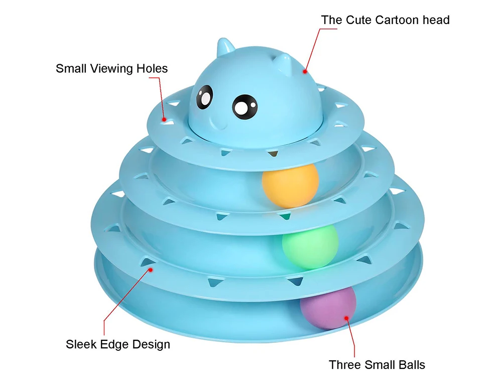 Torre de juguete desmontada en varias piezas
