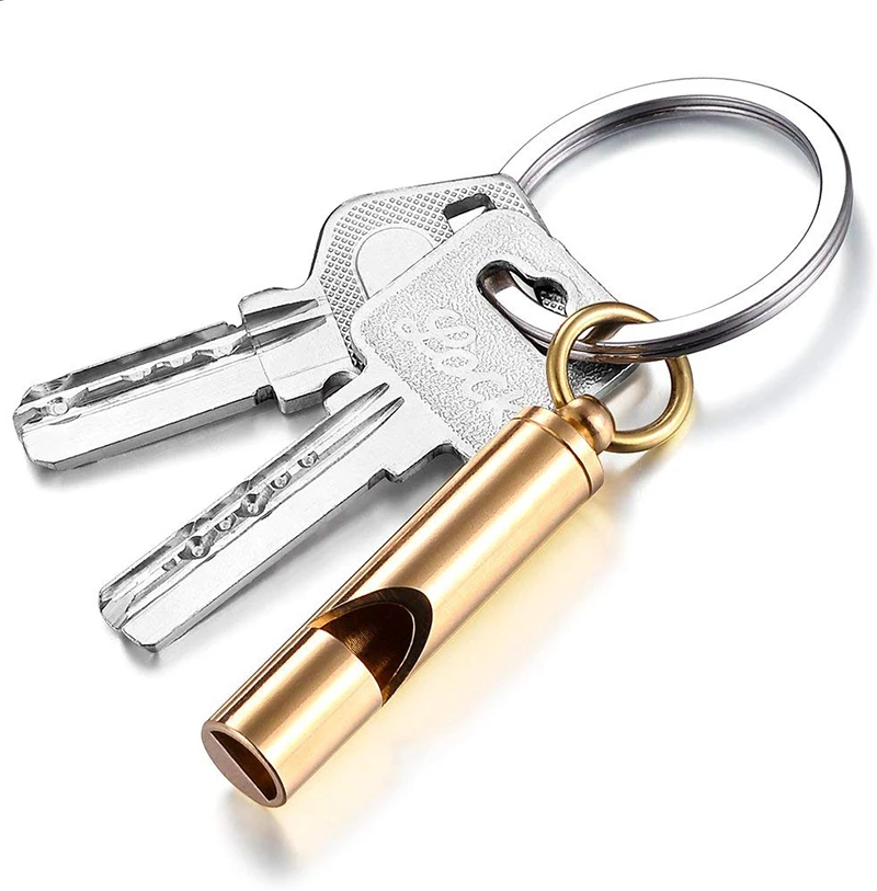 Benepaw-silbato de latón Vintage para perro, llavero portátil de calidad para entrenamiento de comportamiento de mascotas, sonido claro, para dejar de ladrar, ayuda - imagen 5