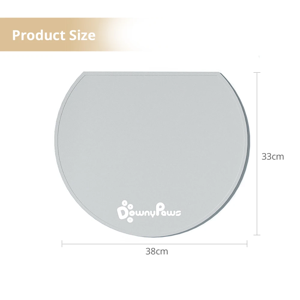 Alfombrilla impermeable para Alimentación de Mascotas, Mantel Individual de silicona para fuente de agua, dispensador, tazón para beber, almohadilla para comida, fácil de lavar - imagen 2