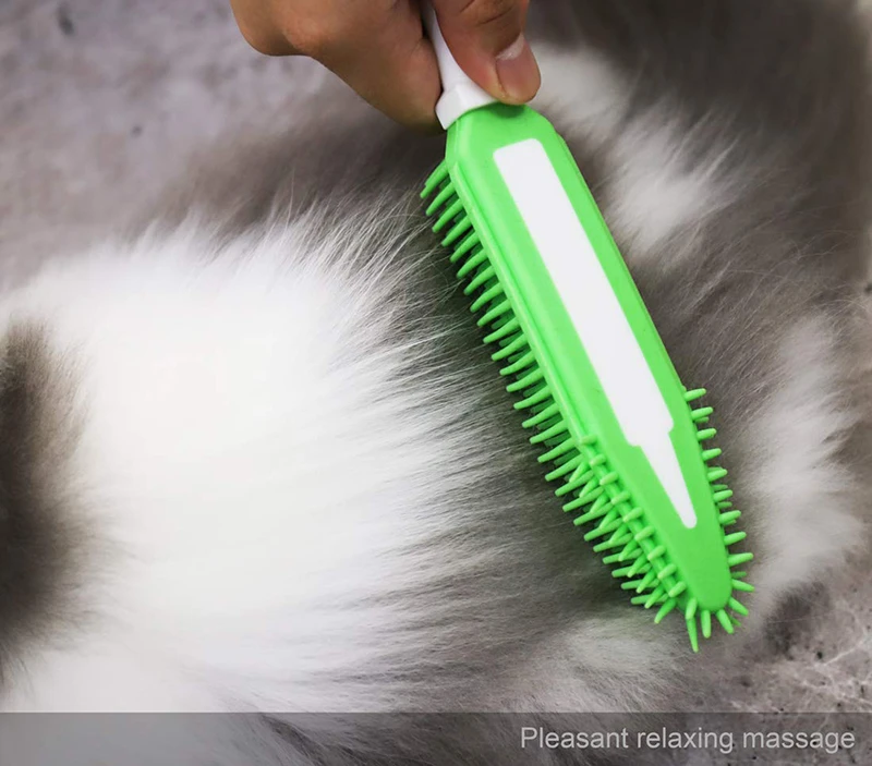 Benepaw-cepillo de pelo para perro, limpiador eficiente de silicona suave para masaje de mascotas, eliminador de pelo portátil, para muebles, Interior de coche y alfombra - imagen 5