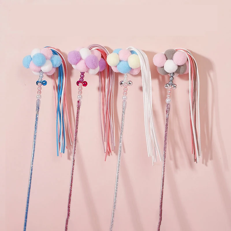 Divertido palo para gato, juguetes para mascotas interactivas, suministros para gatos, juegos de pesca, artículos para mascotas, Mini cosas pequeñas, relleno íntimo - imagen 2