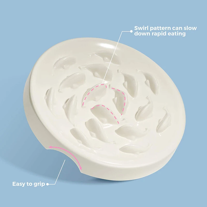 Benepaw-alimentador lento antideslizante para mascotas, Material de grado alimenticio divertido, rompecabezas interactivo, tazón para perros, alimentación saludable, Apto para lavavajillas - imagen 5