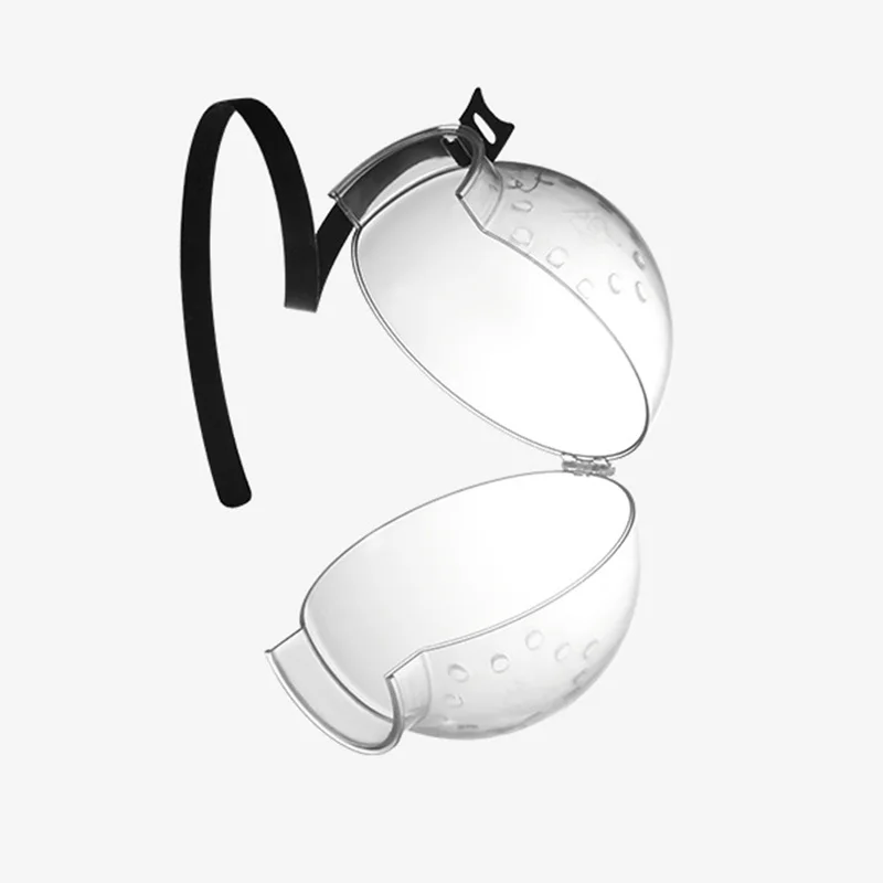 Bola espacial creativa para el cuidado de mascotas, máscara con bozal para gatos, transparente, transpirable, para baño y recortar uñas, suministros para gatos, accesorios - imagen 3