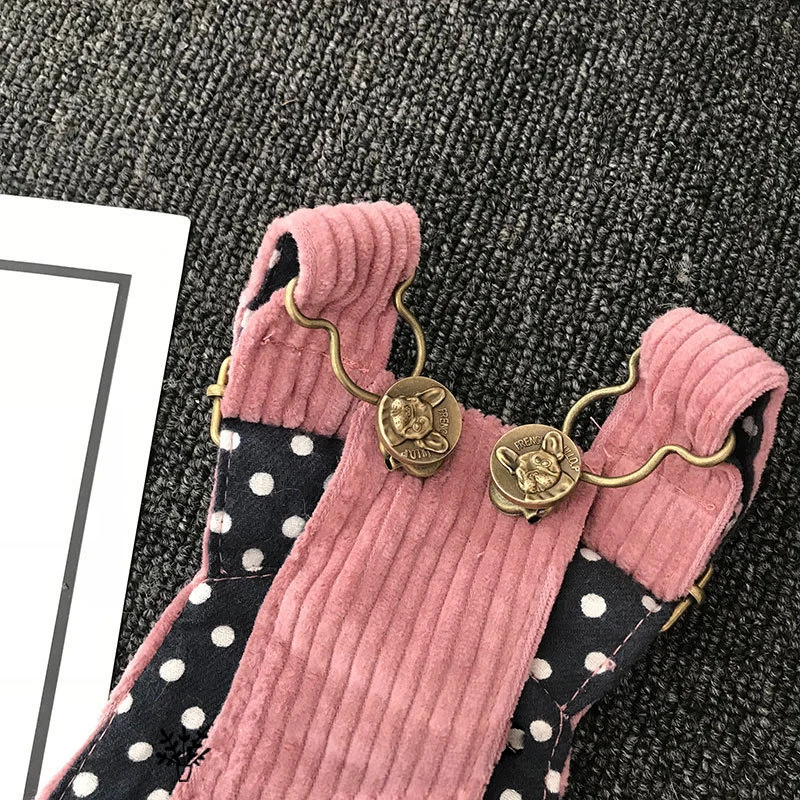 2024 nuevo llega Retro denim perros mascota abrigo mono ropa para gatos ropa para perros pequeños primavera y otoño Jeans chaqueta para cachorros ZL212 - imagen 5