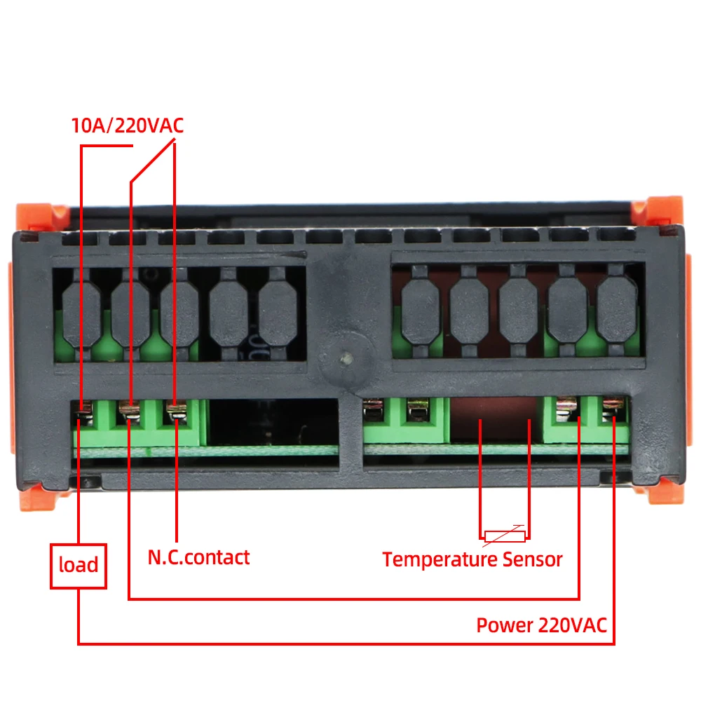 Minicontrolador de temperatura STC-200, termostato Digital de microordenador, CA de 220V, controlador de refrigeración y calefacción - imagen 4