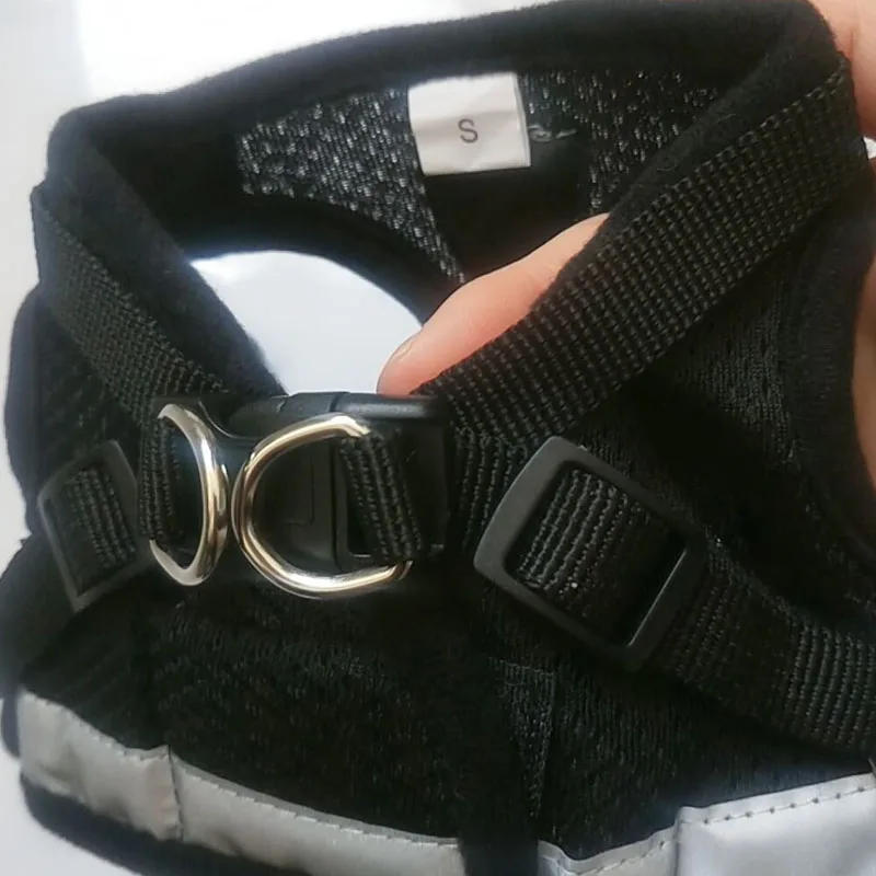 Conjunto de arnés y correa de malla ajustable para perro, chaleco reflectante, correa para el pecho de cachorro, correas para caminar al aire libre, accesorios para mascotas, chaleco para mascotas - imagen 3