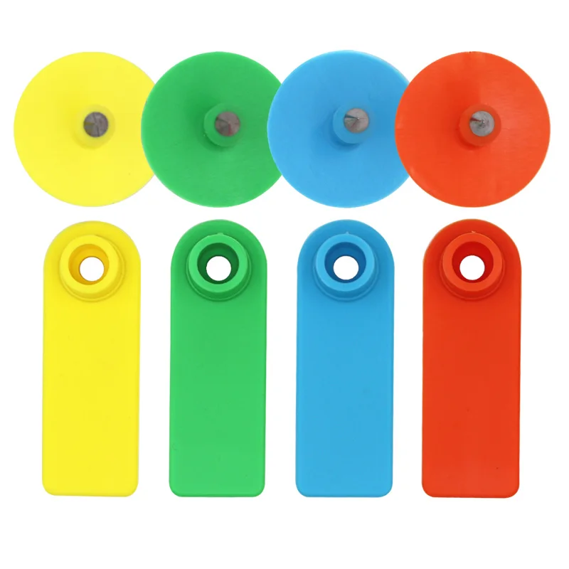 Etiquetas para las orejas en blanco, Identificación de Ganado para cabras, cerdos, Hogs, vacas, pantorrilla de TPU, paquete de precisión de 100 piezas - imagen 3