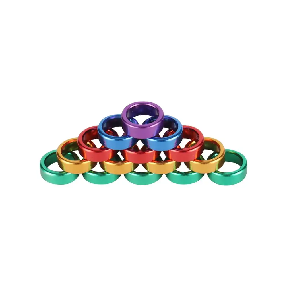 10 Uds. Anillos de pie de aluminio para pájaros de 8mm de diámetro interior, anillos para pies de carrera de identificación de Palomas, suministros de entrenamiento de vuelo al aire libre - imagen 3