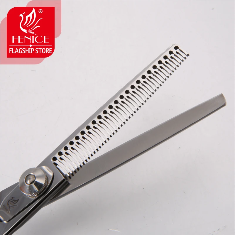 Fenice tijeras de cuidado para perros de 6 pulgadas, tijeras para perros de compañía, tijeras profesionales para adelgazar, makas tijeras, tasa de adelgazamiento del 20% y 70% - imagen 2