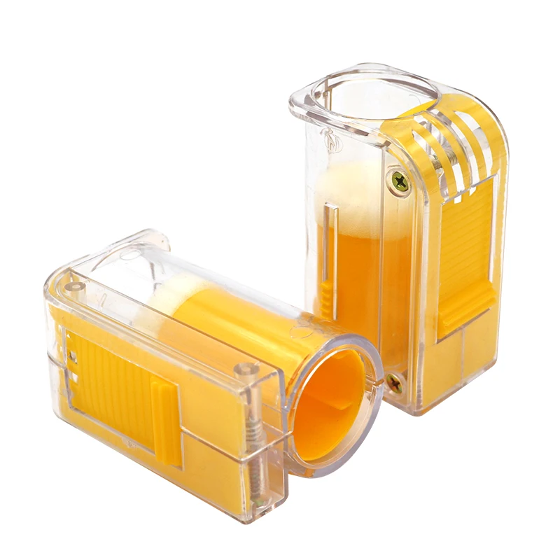 Botella de plástico con émbolo para marcar abejas, jaula de plástico con émbolo, suministros de apicultura para jardín, 1 piezas - imagen 5