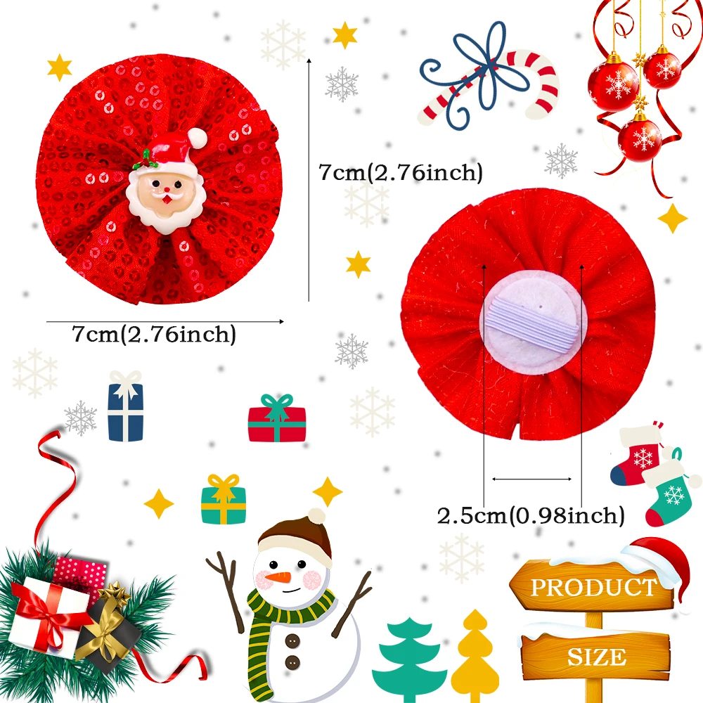 Pack 50 pajaritas navideñas para perros Masue Pets - imagen 3