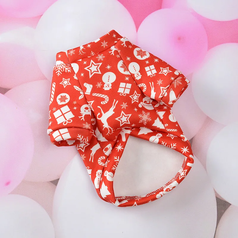 Sudadera con capucha de Navidad para perro pequeño, abrigo de invierno para mascotas, Chihuahua, Shih Tzu, sudadera para cachorro, gato, Jersey, disfraz, ropa para mascotas - imagen 5