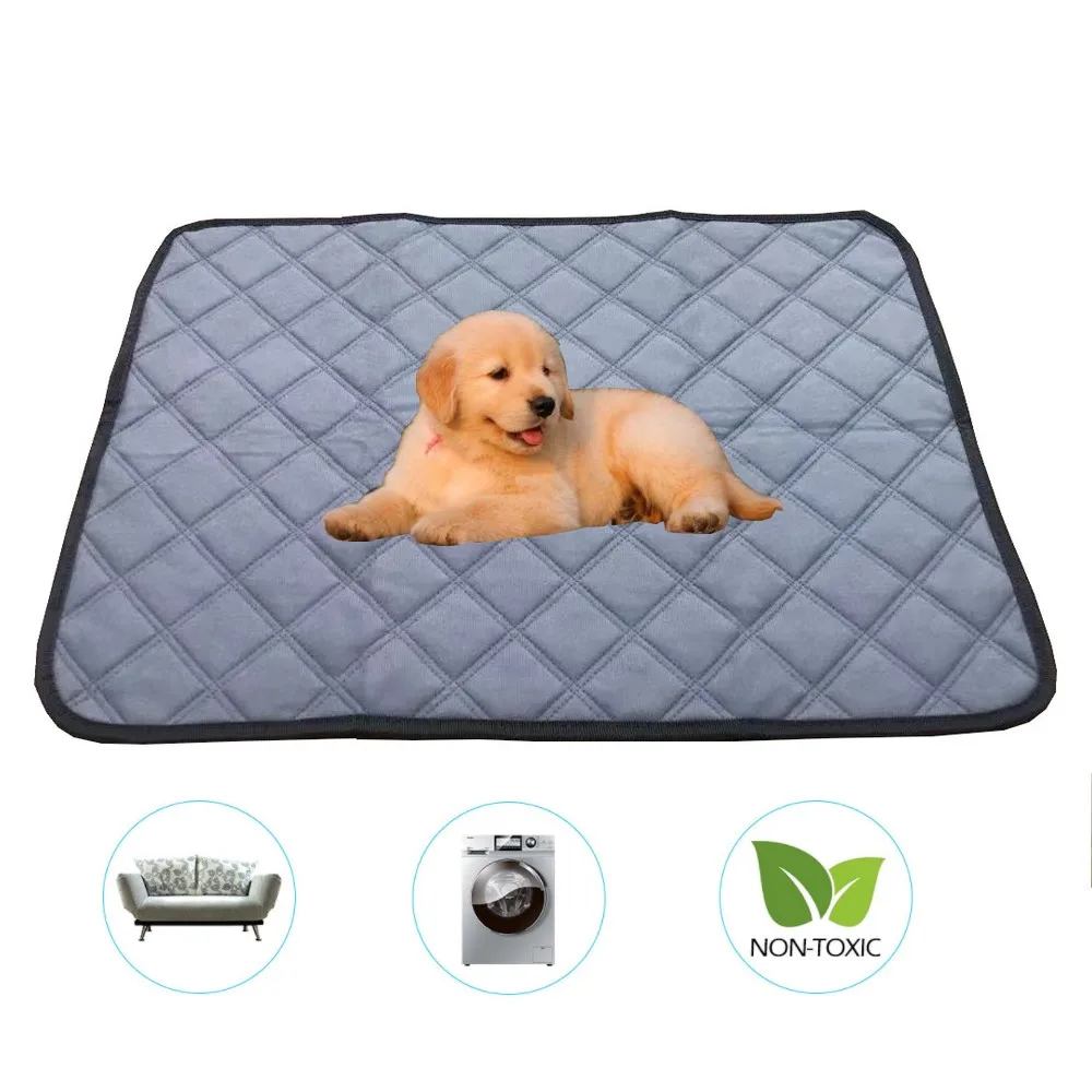 Almohadillas para orinar para perros y mascotas, manta lavable reutilizable, pañal absorbente para pañales, almohadilla de entrenamiento para cachorros, cama para mascotas, estera para orina para perros, gatos y conejos - imagen 2